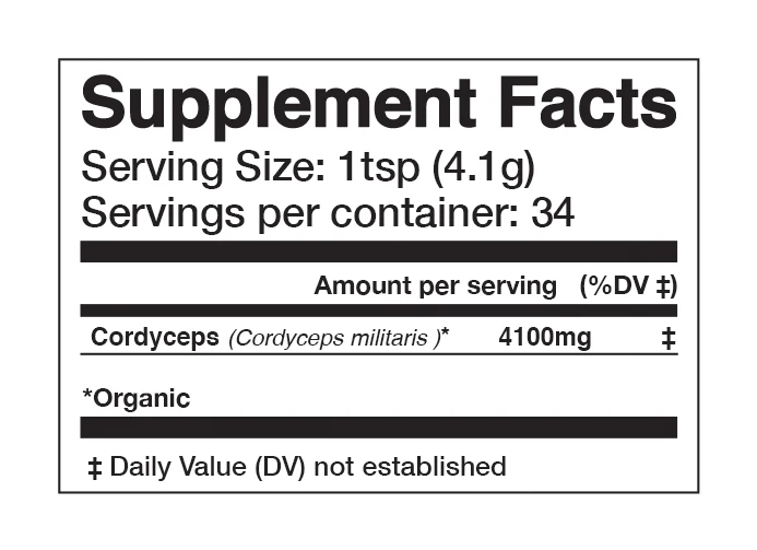 CORDYCEPS | Organic Mushroom Powder, Energy Super Tonic* - Image 11