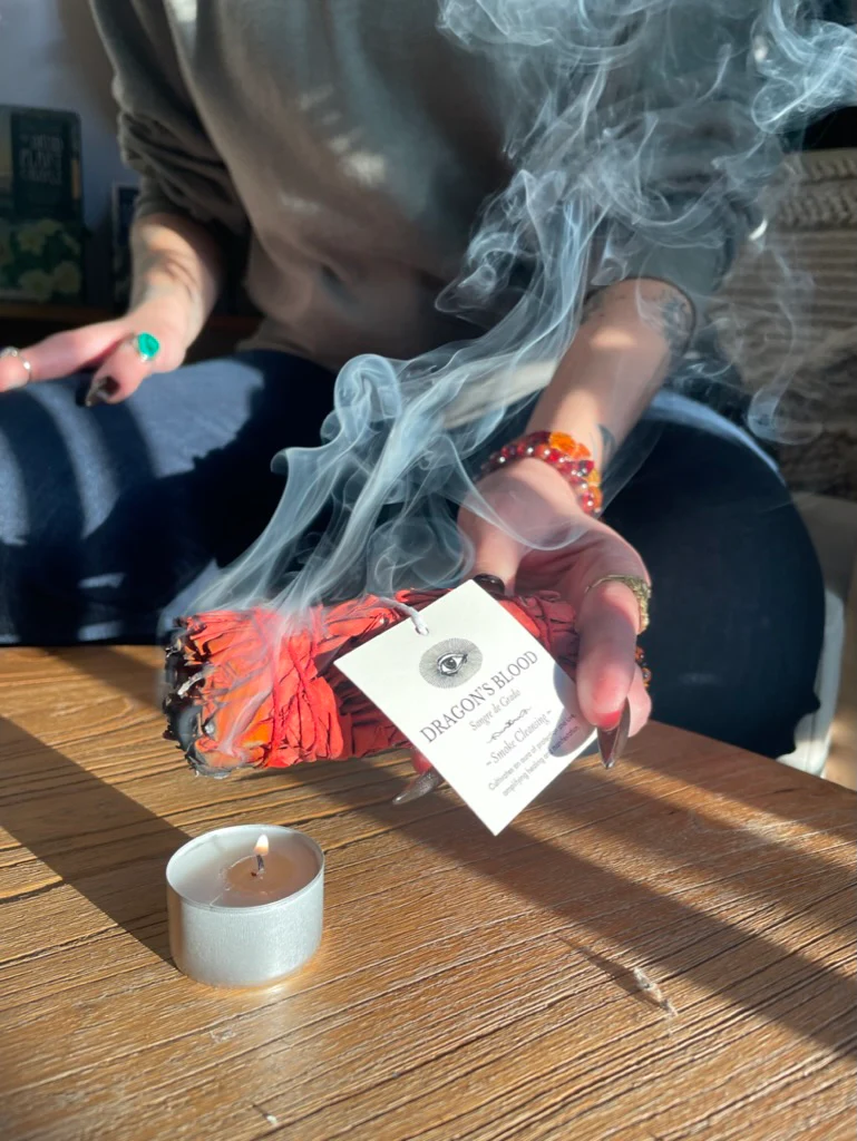 DRAGON'S BLOOD WAND | Cleansing Smoke Bundle - Image 3
