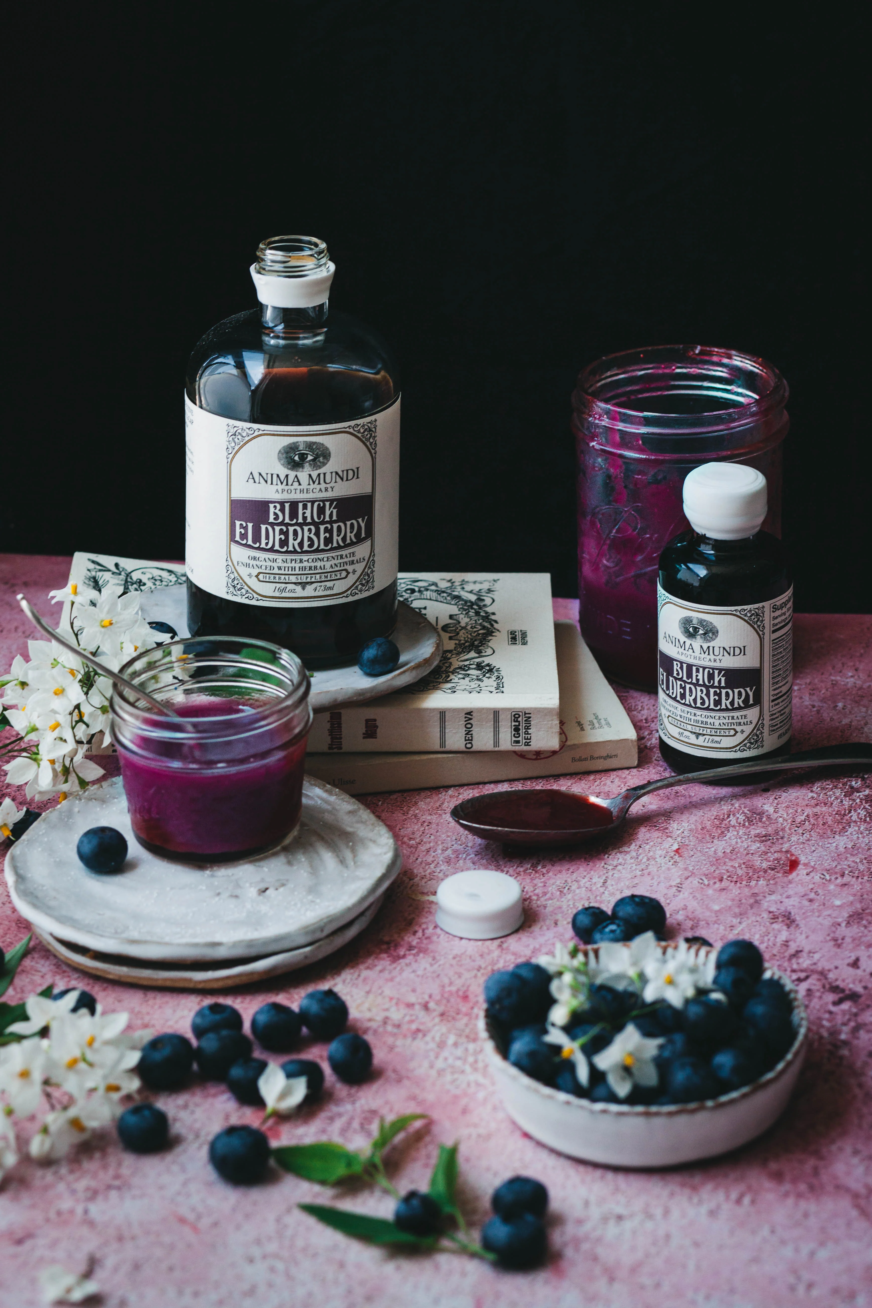 BLACK ELDERBERRY Elixir | Botanical Mushroom Syrup - Image 5