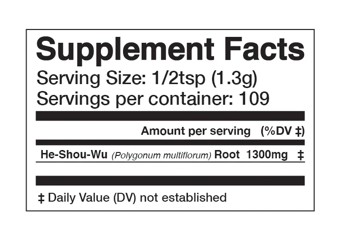 HE SHOU WU | Sample (1oz) - Image 9