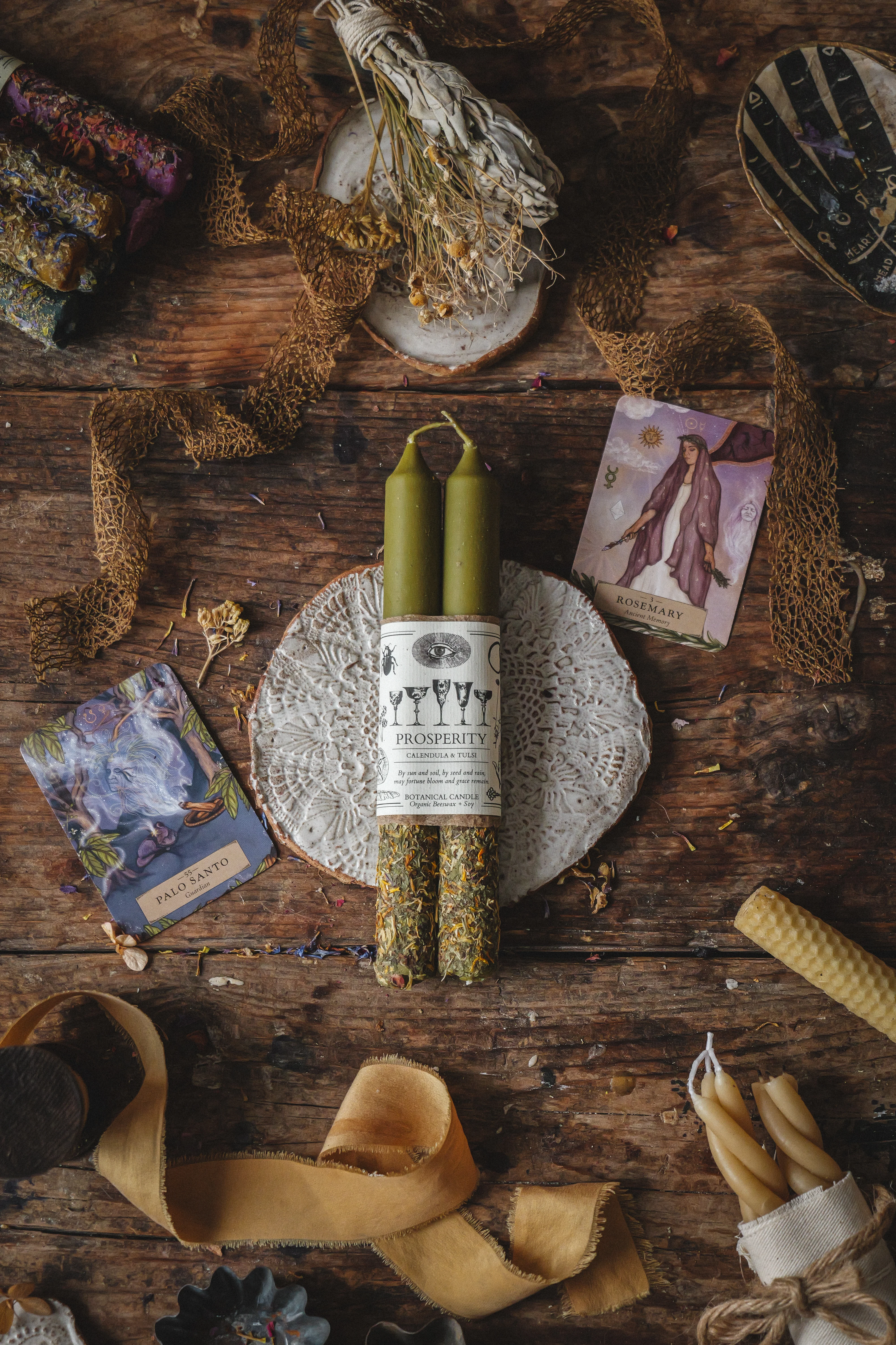 PROSPERITY RITUAL CANDLE | Manifestation + Abundance - Image 2