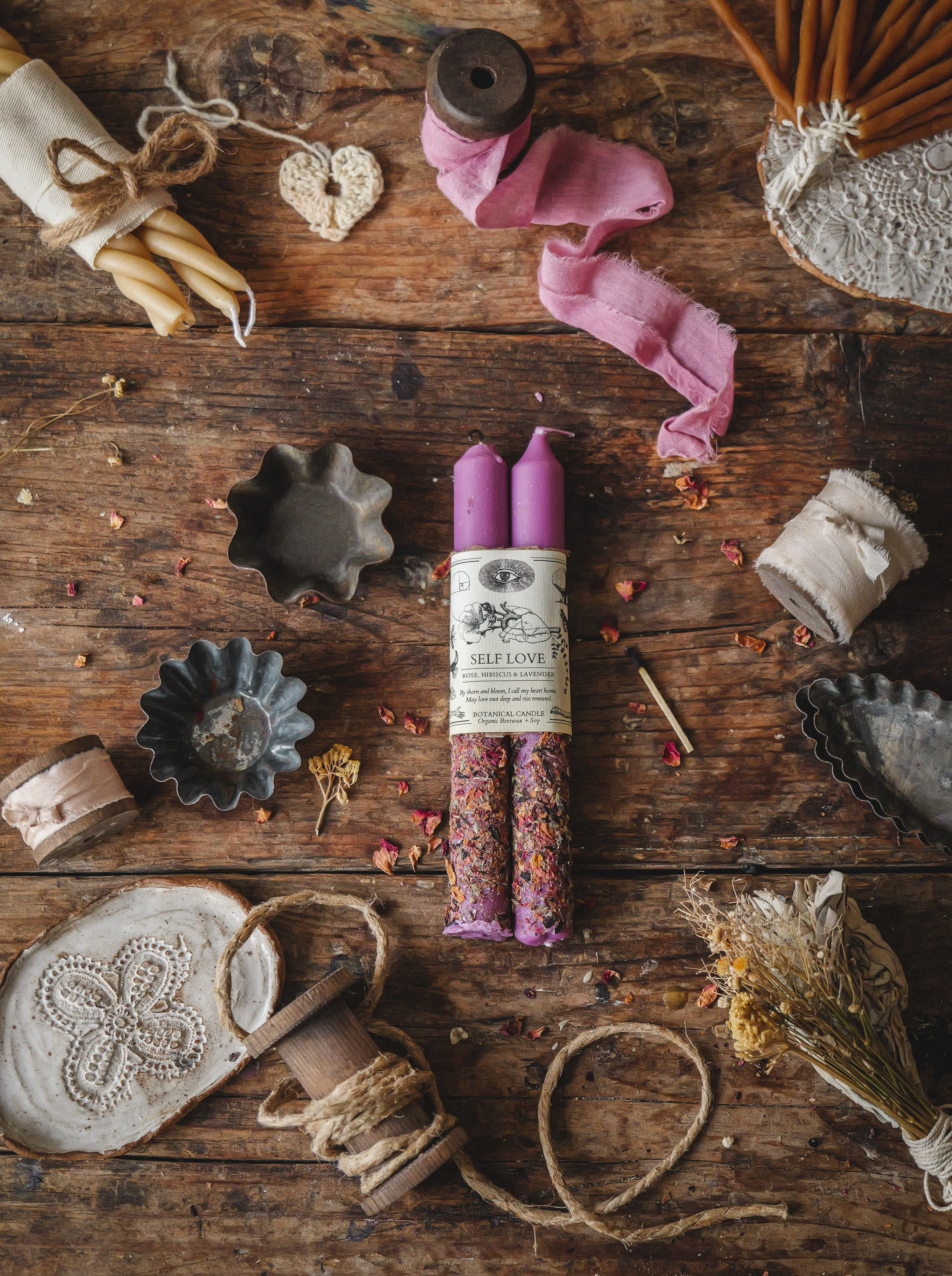 SELF-LOVE RITUAL CANDLE | Heart Healer + Inner Softening - Image 2