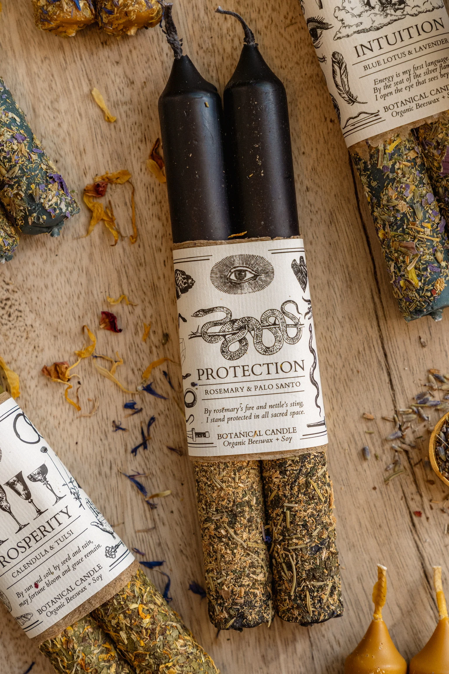 PROTECTION RITUAL CANDLE | Shadow Shield + Transmutation