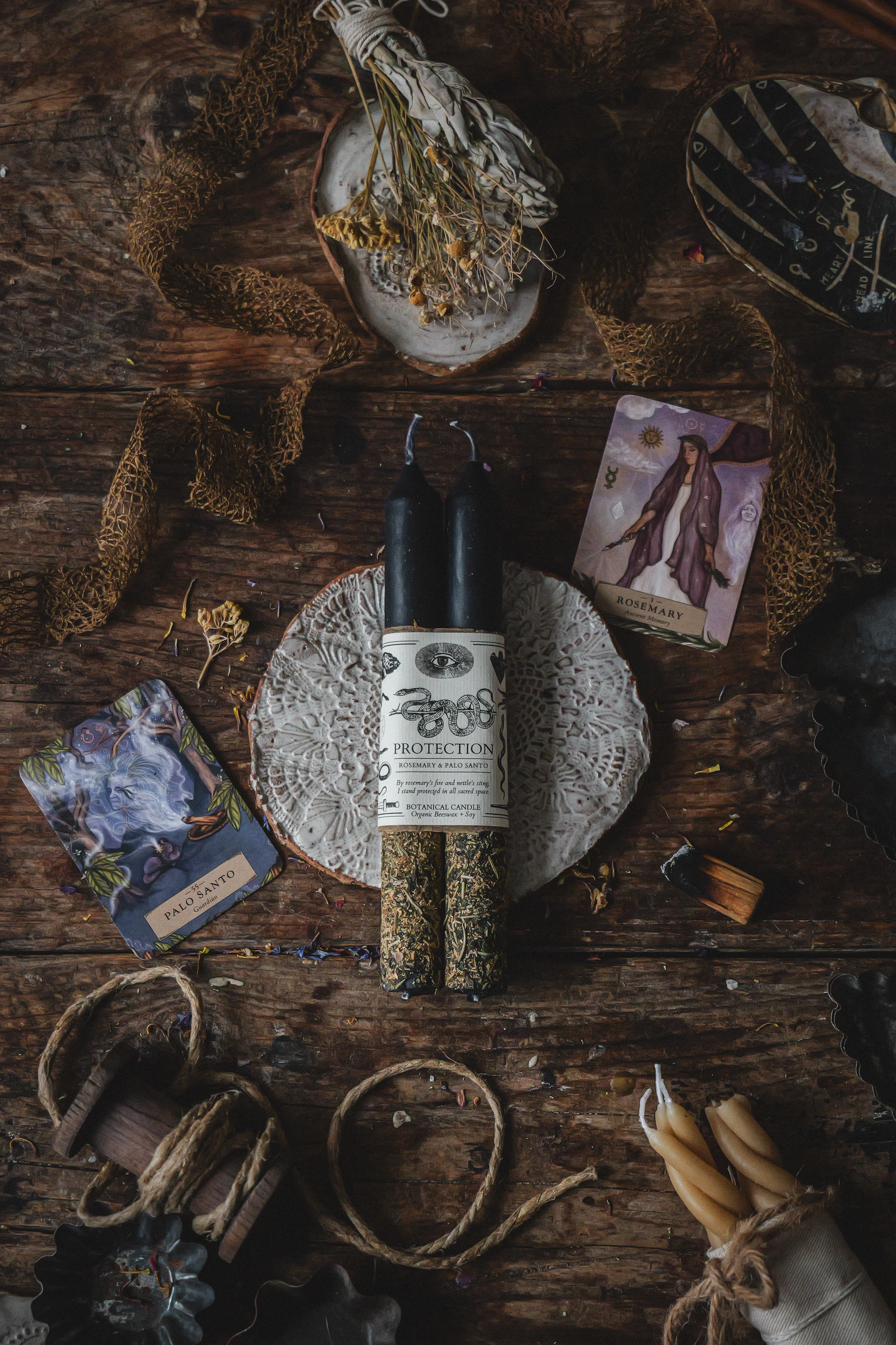 PROTECTION RITUAL CANDLE | Shadow Shield + Transmutation - Image 2