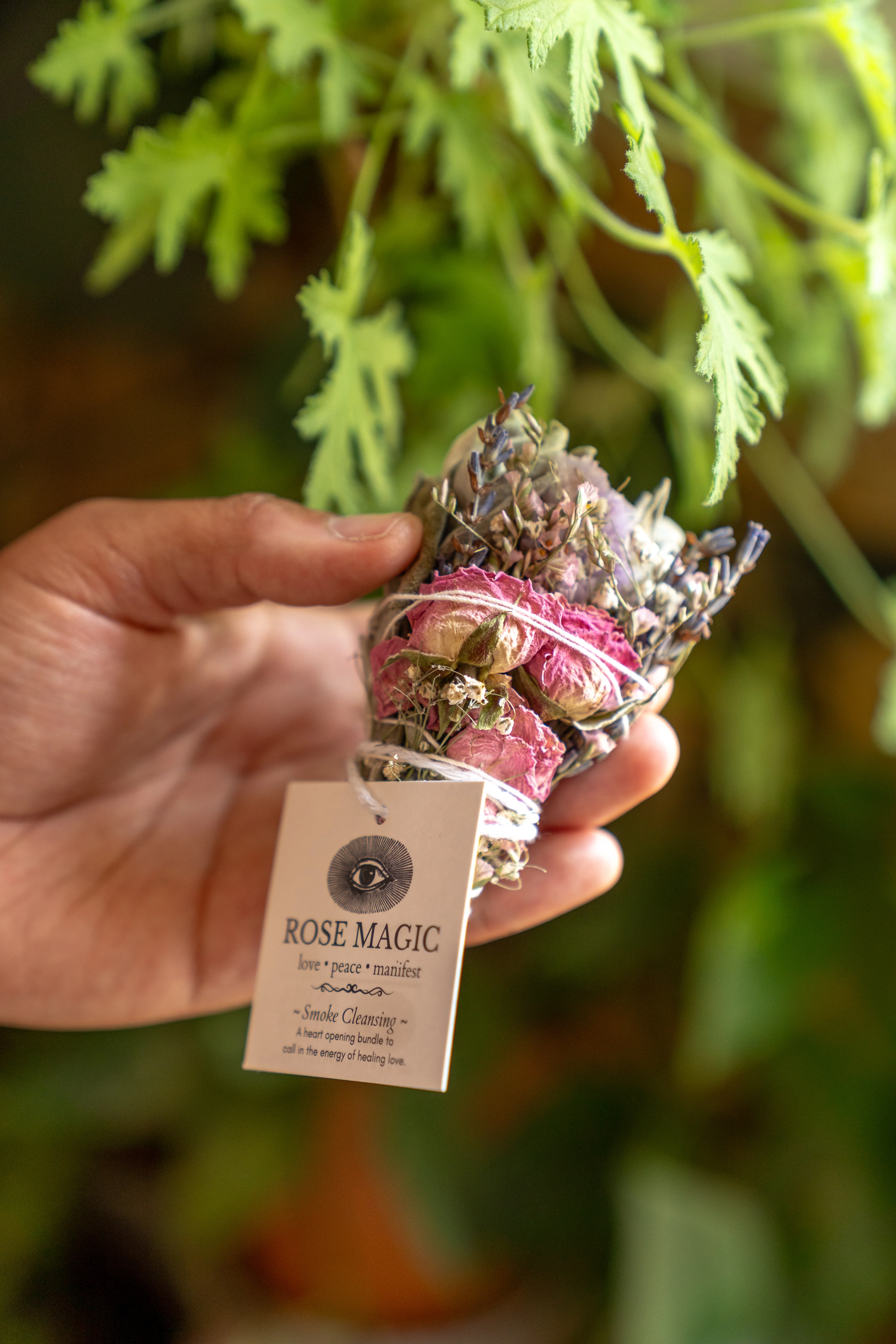 ROSE MAGIC MINI WAND | Heart Opening Smoke Bundle* - Image 2