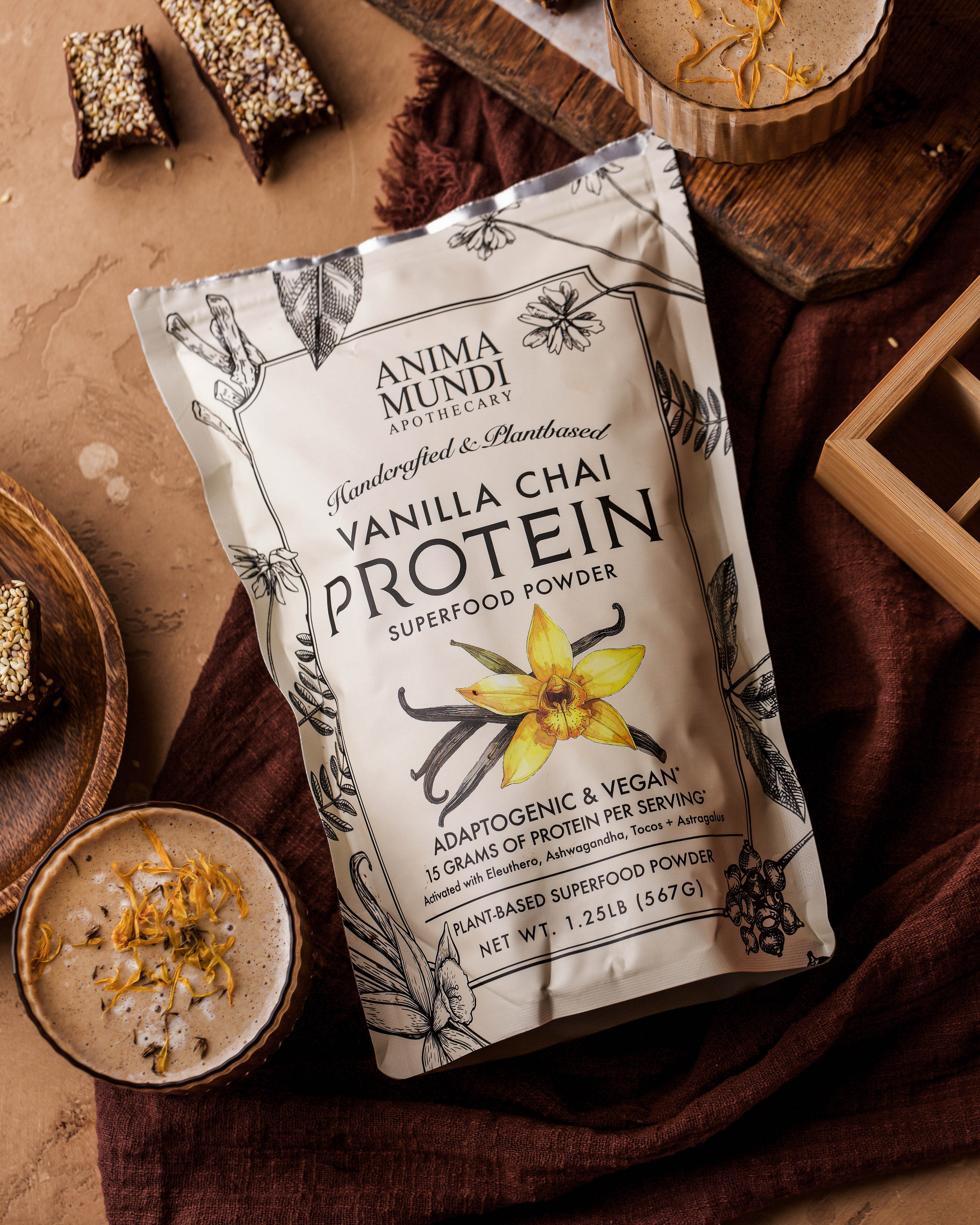 VANILLA CHAI PROTEIN | Adaptogenic Superfood Powder - Image 3