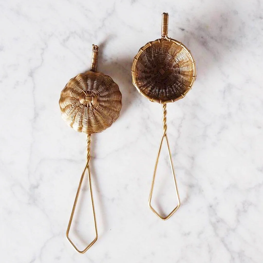 WOVEN BRASS | Small Tea Strainer - Image 5